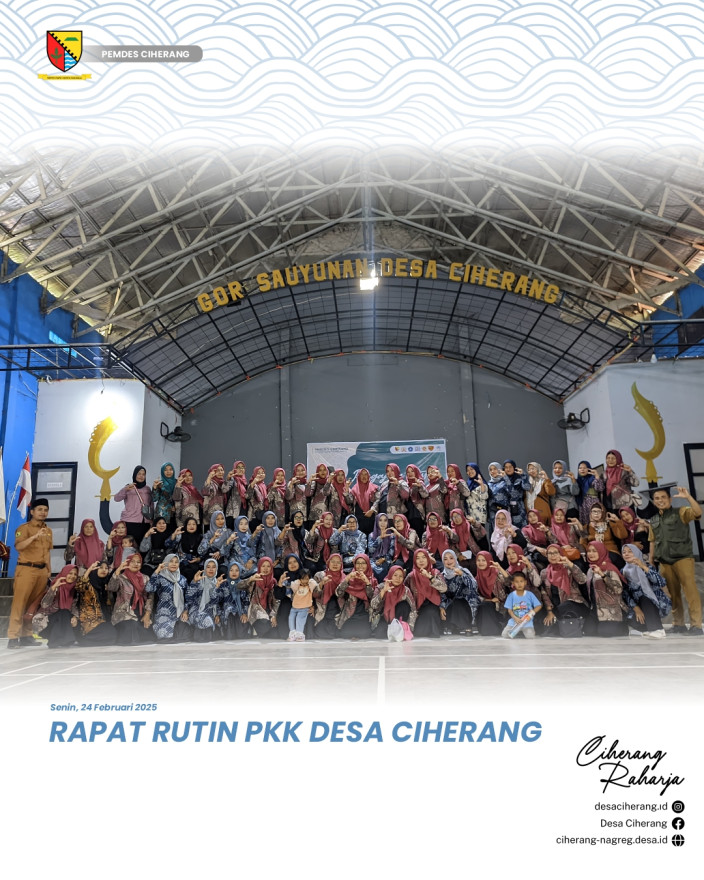 RAPAT RUTIN PKK DESA CIHERANG